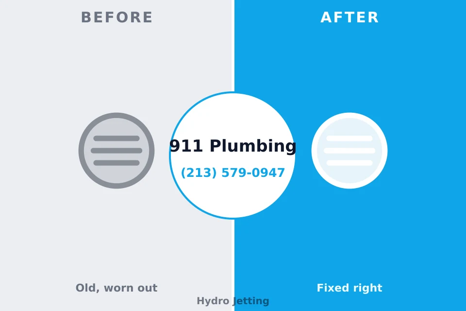 Before and after: plumbing repair Red Oaks Mill, NY
